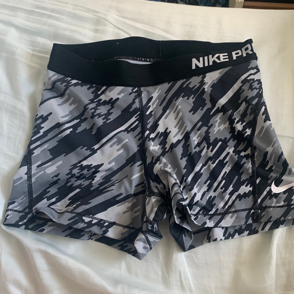 Nike pro spandex, black, grey, white